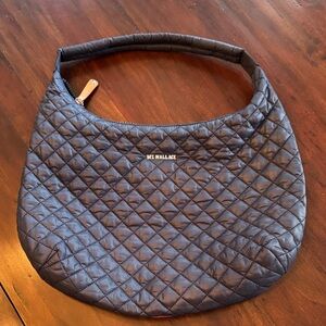 MZ Wallace Dawn (Navy) Large Metro Shoulder Bag